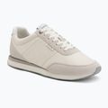 Pánske topánky Calvin Klein HM0HM02140 Retro Runner Ripstop Aop marshmallow/bright white