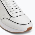 Dámske topánky Calvin Klein HW0HW02994 Retro Runner Sock Patch Leather bright white/black 7