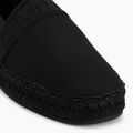 Dámske espadrilky Calvin Klein HW0HW02934 Oblique Webbing Triple Black 7