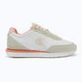 Dámske topánky Calvin Klein YW0YW01990 Retro Runner Lace Up Nylon Mg brilliant white/light cashew/pink 2