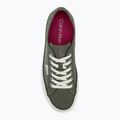 Dámske topánky Calvin Klein HW0HW02970 Vulc Flatf Laceup Ripst deep lichen green/pink yarrow 5