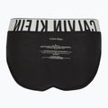 Pánske slipy Calvin Klein 000NB3607A Hip Brief 3 pairs black with oatmeal logo/black with age 7