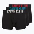Boxerky Calvin Klein 000NB3609A Boxer Brief 3 pairs black w/oatmeal logo/black w/age