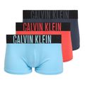 Pánske boxerky Calvin Klein 000NB3775A Trunk 3 pairs ombre bluee/chilly bluee/punch pink