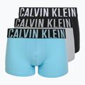 Pánske boxerky Calvin Klein 000NB3608A Trunk 3 páry harbor mist/black/chilly blue