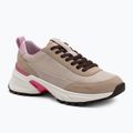 Dámske topánky Calvin Klein YW0YW02075 Hike Runner MG Nylon Mix chateau/silver mink/pink