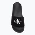 Dámske šľapky Calvin Klein YW0YW01967 Monogram Logo 0GM black/bright white 5
