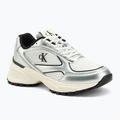 Dámske topánky Calvin Klein YW0YW02063 Hike Runner Lace Up Mesh Mix silver/black/bright white