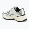 Dámske topánky Calvin Klein YW0YW02063 Hike Runner Lace Up Mesh Mix silver/black/bright white 3