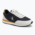 Pánske topánky Calvin Klein YM0YM01361 Retro Runner Ess Mix Mat vaporous white/casual bluee/cooling