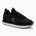 Dámske topánky Calvin Klein YW0YW02060 Retro Runner Sock Laceup Mix Mat black/gyn metal/gum
