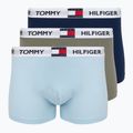 Boxerky Tommy Hilfiger Trunk 3 utility pairs sage/prppy navy/keepsake blue
