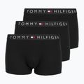 Boxerky Tommy Hilfiger Rib Trunk 3 pairs black/black/black