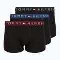 Boxerky Tommy Hilfiger Trunk WB 3 pairs deep regatta/black/bluee jean