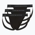 Pánske slipy Tommy Hilfiger Cotton Jockst 3 pack black/black/black