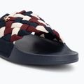 Dámske šľapky Tommy Hilfiger Braided Pool rwb 7