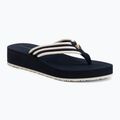 Dámske žabky Tommy Hilfiger Stripe Summer space blue