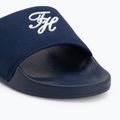Dámske šľapky Tommy Hilfiger Script Pool preppy navy 7