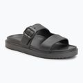 Dámske šľapky Tommy Hilfiger Double Strap Sandal Pearl dark grey pearlized