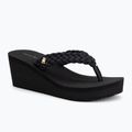 Dámske žabky Tommy Hilfiger Wedge Braided Summer Sandal black