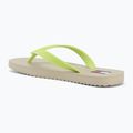 Dámske žabky Tommy Jeans Logo Summer white clay/lime essence 3