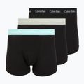 Pánske boxerky Calvin Klein 0000U2662G Trunk 3 páry black in plume wb/black in misty sag