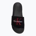 Pánske šľapky Calvin Klein YM0YM01393 Ess black/rhubarb 5