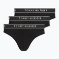Pánske slipy Tommy Hilfiher Cotton Brief 3 pack black/black/black