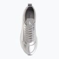 Dámske topánky Calvin Klein HW0HW03287 Retro Runner Metallic silver 5