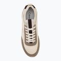 Dámske topánky Calvin Klein YW0YW02060 Retro Runner Sock Laceup Mix Mat turtledove/spanish villa/bordeaux 5