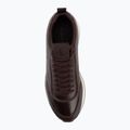 Dámske topánky Calvin Klein HW0HW03118 Retro Runner Sock PANL Leather Neo bordeaux 5