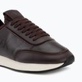 Dámske topánky Calvin Klein HW0HW03118 Retro Runner Sock PANL Leather Neo bordeaux 7