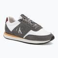 Pánske topánky Calvin Klein HM0HM02212 Retro Runner Bans Leather Suede granite gray/white/rhubarb