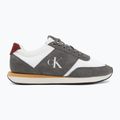 Pánske topánky Calvin Klein HM0HM02212 Retro Runner Bans Leather Suede granite gray/white/rhubarb 2