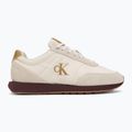 Pánske topánky Calvin Klein YM0YM01361 Retro Runner Ess Mix Mat white swan/tofu/amber gold 2