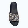 Dámske šľapky Tommy Hilfiger Monogram space blue 5
