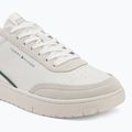 Pánske topánky Tommy Hilfiger Basket Core Leather Suede Mix ecru/street green 7