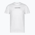 Pánske tričko Calvin Klein 000NM2748E Crew Neck classic white w/ blue nights