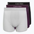 Pánske boxerky Calvin Klein LV00NB4394 Brief black/harbor mist/dark purple w/ dt