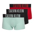 Pánske boxerky Calvin Klein 000NB3775A Trunk black/goji berry/aqua blue