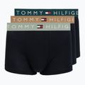 Pánske boxerky Tommy Hilfiger Trunk WB 3 pack nb//saf canvas/mnty grey/deep spru