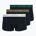 Pánske boxerky Tommy Hilfiger Trunk WB 3 pack nb//white/orna green/utility olive