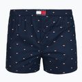Pánske boxerky Tommy Hilfiger Woven Boxer Print 3 pack chambray flag/carb navy/c navy flag 3