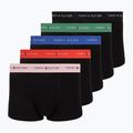 Pánske boxerky Tommy Hilfiger Trunk WB 5 pack black/fr red/bon pk/als green/no blue