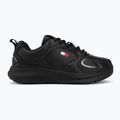 Pánske topánky Tommy Jeans Runn Leather triple black 2