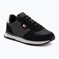 Pánske topánky Tommy Jeans Runner Flag Mix washed black/stratus grey