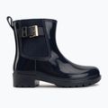 Dámske gumáky Tommy Hilfiger Buckle Glossy Ankle space blue 2