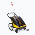 Dvojitý príves na bicykel Thule Chariot Sport žltý 10201024