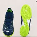 Detské kopačky PUMA Match IT + Mid Jr perzská modrá/puma biela/ultra zelená 14