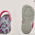 Coqui Little Frog mid.grey/fuchsia love/amulet detské sandále 14